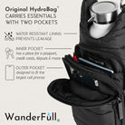 Wanderfull HydroBag® Crossbody Bag in Black Matte-Crossbody bag-Shop Z & Joxa