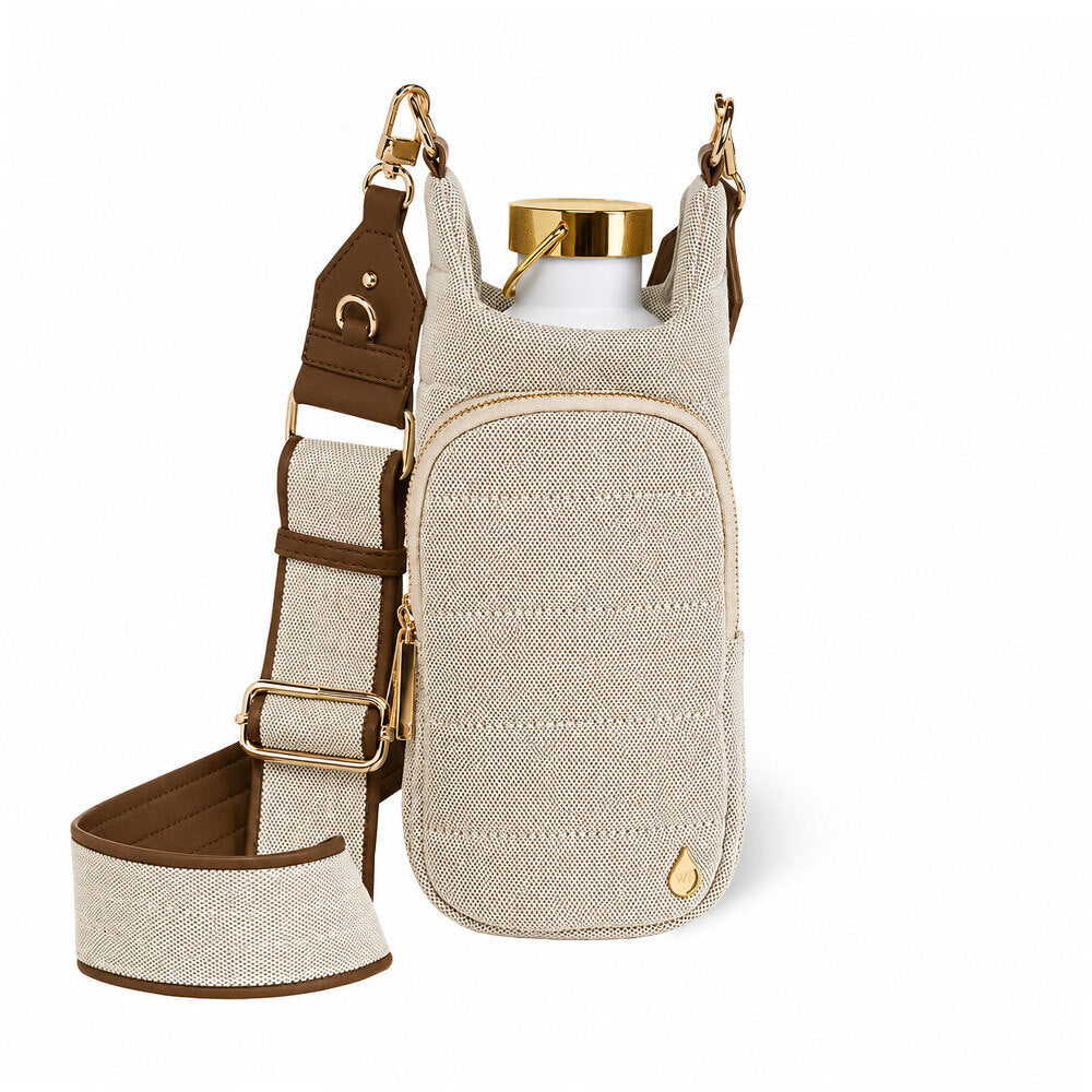 Wanderfull HydroBag® Crossbody Bag in Dark Oatmeal-Crossbody bag-Shop Z & Joxa