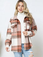 When All Else Fail Yarn Dyed Plaid Shacket-Women's Clothing-Shop Z & Joxa