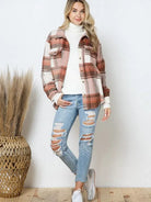 When All Else Fail Yarn Dyed Plaid Shacket-Women's Clothing-Shop Z & Joxa