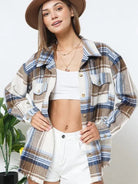 When All Else Fail Yarn Dyed Plaid Shacket-Women's Clothing-Shop Z & Joxa