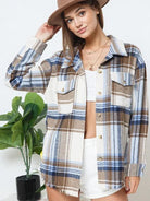 When All Else Fail Yarn Dyed Plaid Shacket-Women's Clothing-Shop Z & Joxa