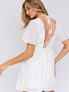White Magic Open Back Babydoll Dress | Sale Rack-Shop Z & Joxa
