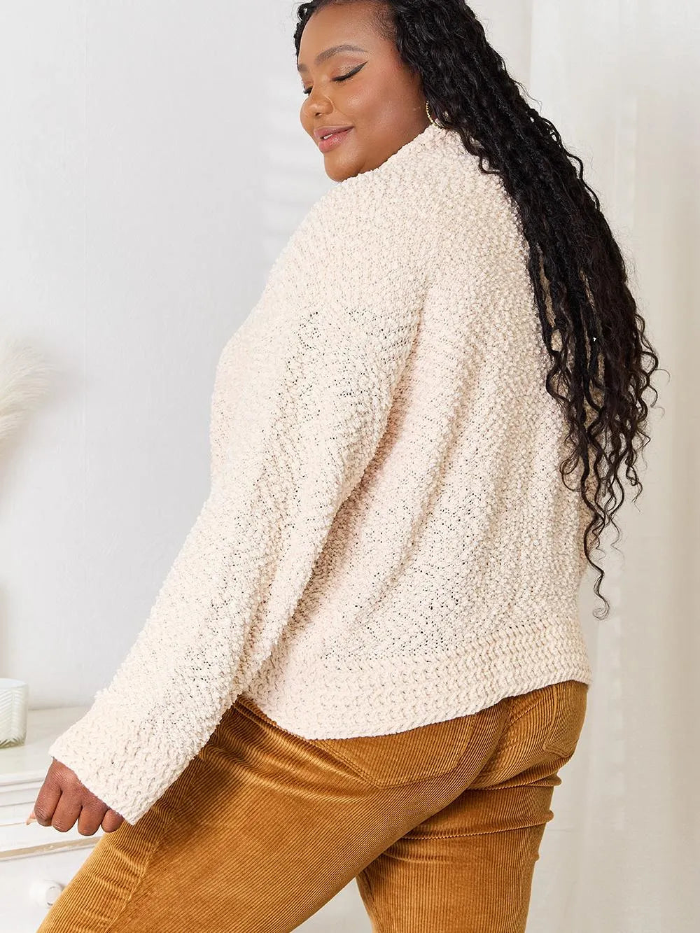 Wrap Star: Double Take Open-Front Long Sleeve Cardigan-Women's Shirts & Tops-Shop Z & Joxa