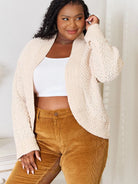 Wrap Star: Double Take Open-Front Long Sleeve Cardigan-Women's Shirts & Tops-Shop Z & Joxa
