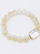 Wrist Candy Diamond Cut Beads Stretch Bracelet-Women's Accessories-Shop Z & Joxa