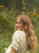 Written in the Flowers Puff Sleeve Floral Maxi Dress-Women's Dresses-Shop Z & Joxa