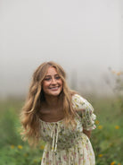 Written in the Flowers Puff Sleeve Floral Maxi Dress-Women's Dresses-Shop Z & Joxa