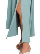 Zenana Make it Stylish Heavy Woven Cropped Tee & Skirt Set-Women's Sets-Shop Z & Joxa